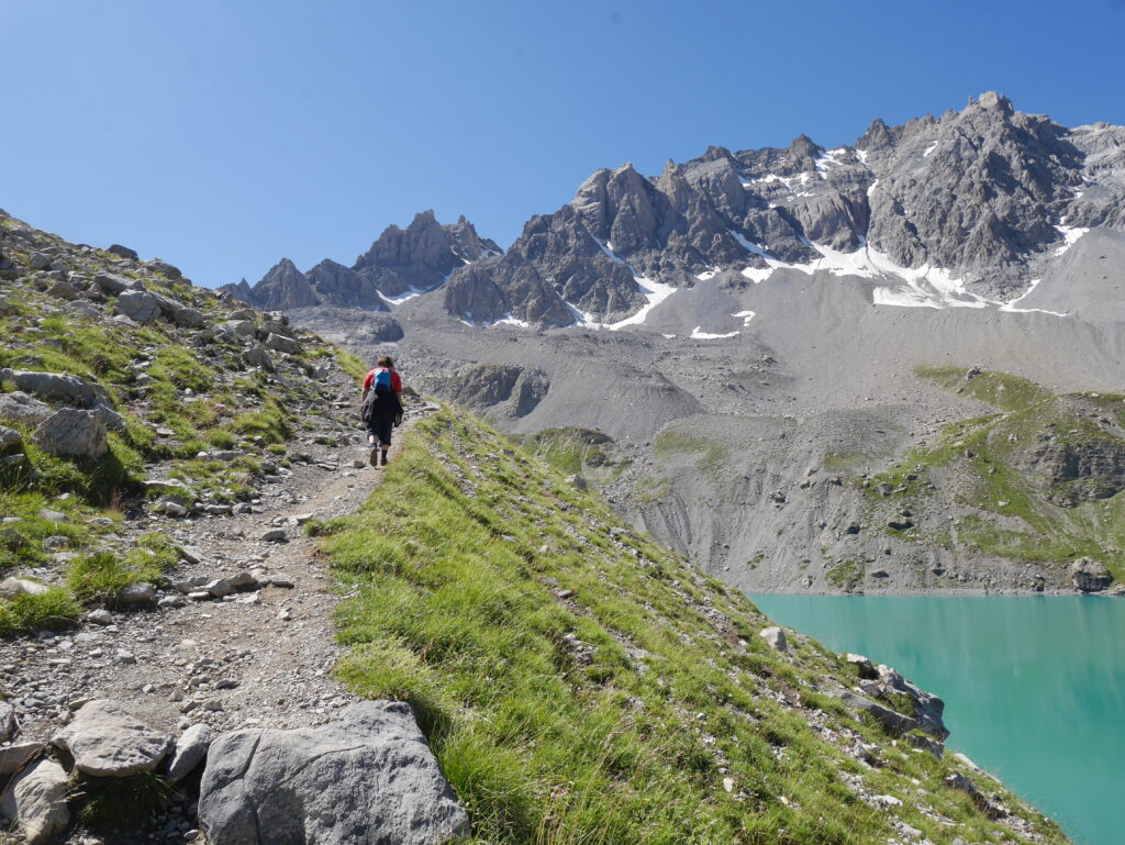Sur le GR®5 au lac St Anne